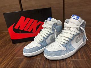 Nike Air Jordan 1 Retro High Og Hyper Royal/HoWight Light Smoke Grey 26.5cm