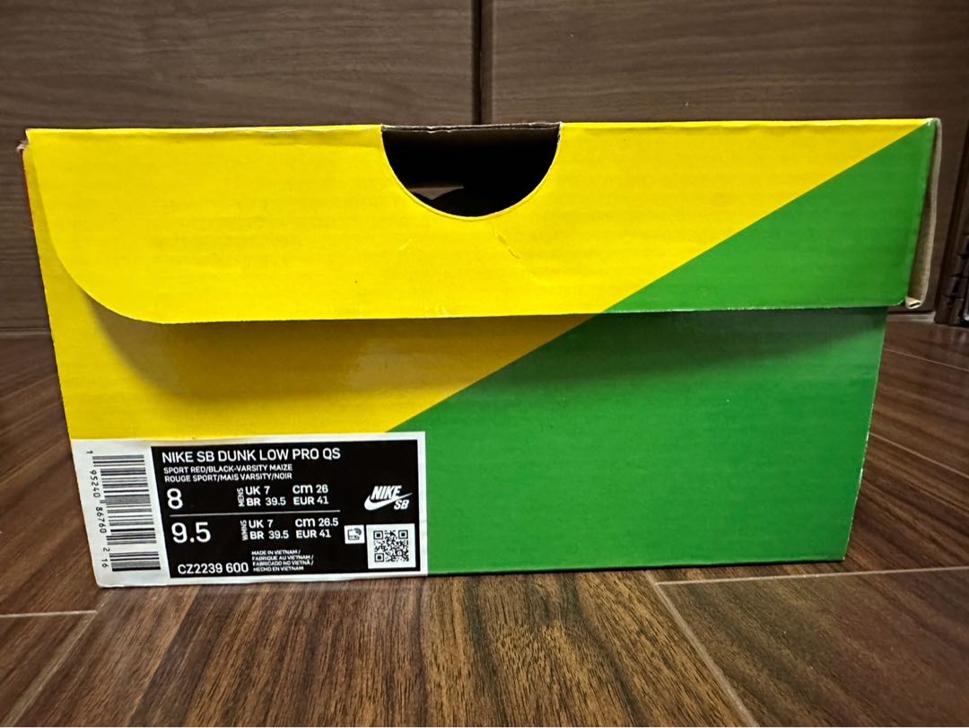 ナイキ SB ダンクロー Se "ホワット ザ Pロッド" スポーツ レッド/ブラックバーシティ メイズメイズ 26cm