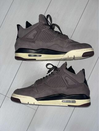 ア・マ・マニエール × ナイキ エアジョーダン4 "バイオレットオレ" バイオレットオレ/ミディアムアッシュ/ブラック/ムスリン 28.5cm