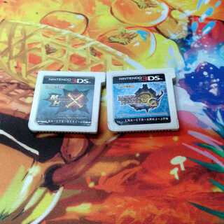 大特価なんだよー！3DSソフト　モンハン　X、3G