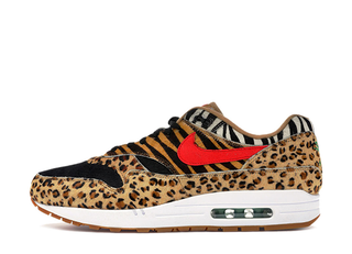 Atmos x Nike Air Max 1 DLX "Animal Pack" Wheat/Sport Red 28cm