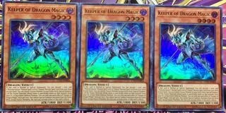 遊戯王 竜魔導の守護者 英語版 ウルトラレア 3枚セット