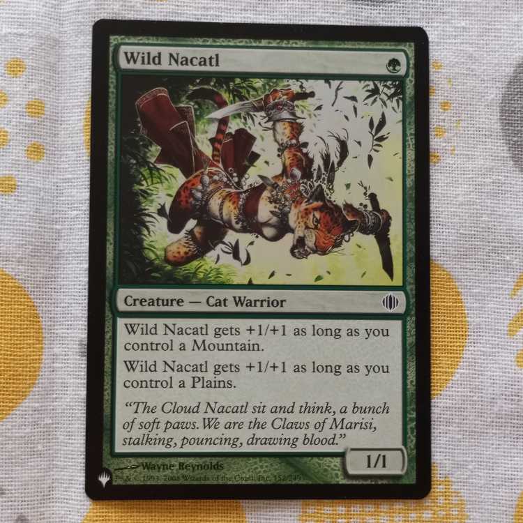 Wild Nacatl the Squirrelto edition 1枚