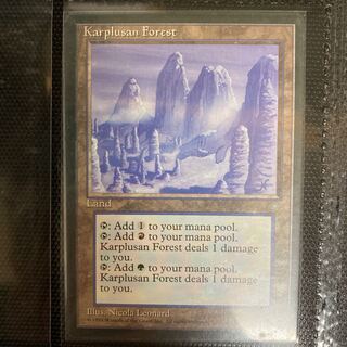 MTG カープルーザンの森　Karplusan Forest