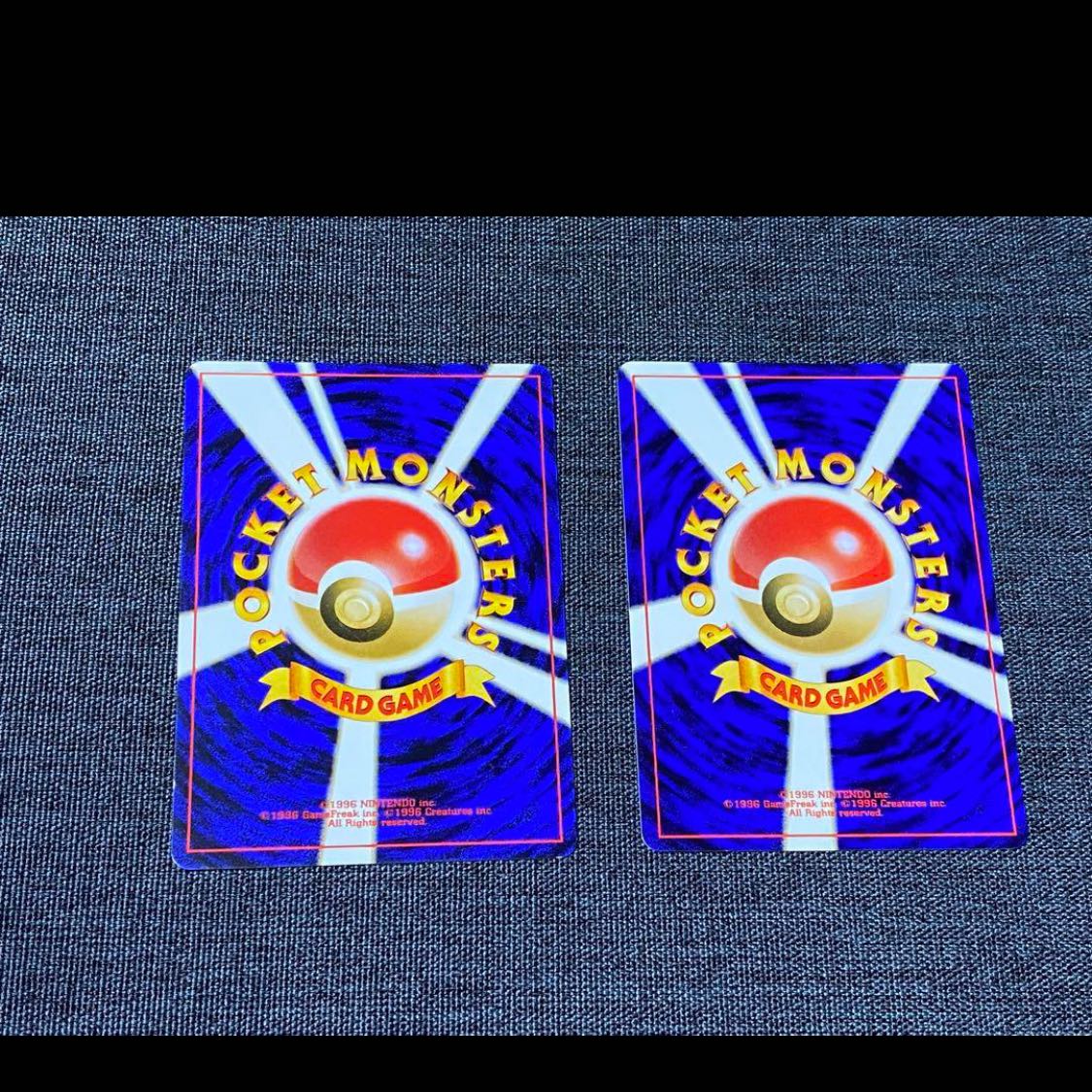 Old Back Pokémon Card Cyndaquil Quilava