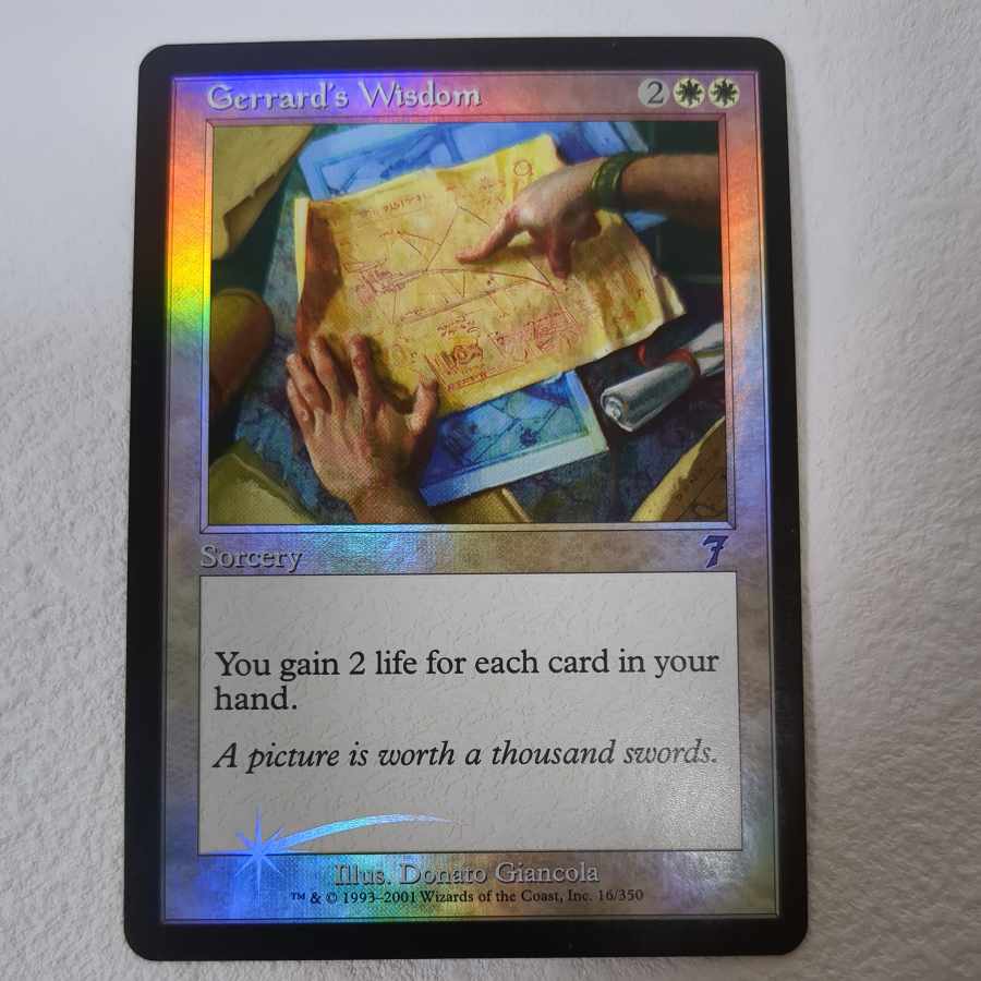 [7th ed.] Foil Gerrard's Wisdom [English].