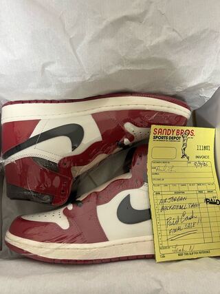 Nike Air Jordan 1 High OG "Lost & Found/Chicago" Varsity Red/Black/Sail/Muslin 27cm