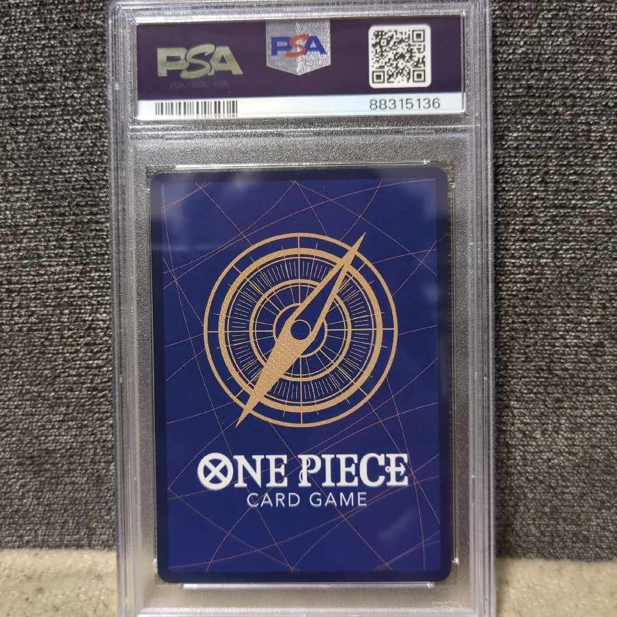 One Piece Card Game Monkey D Luffy Parallel PSA10