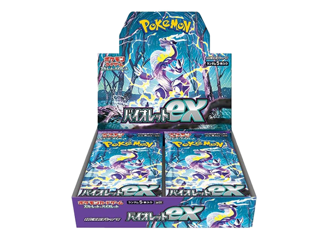 2024新商品 バイオレットex シュリンクなし未開封 4box ポケモンカード 