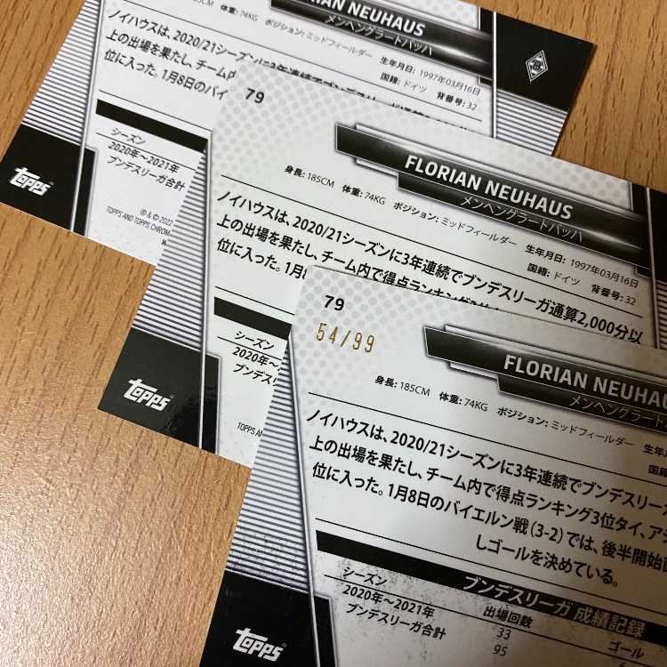 世界99枚限定シリアル+キラ+通常 Florian Neuhaus