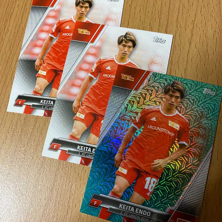 世界199枚限定シリアル 遠藤 渓太 Keita Endo+おまけ2枚