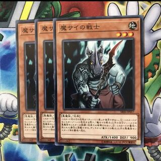 魔サイの戦士 3枚