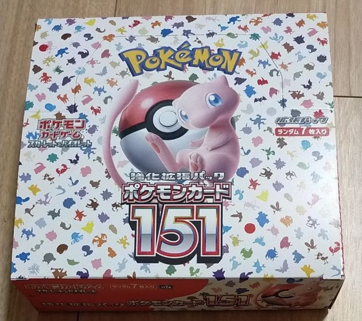 Enhanced Expansion Pack "Pokémon Card 151 (Ichigoichi)" Unopened box 1BOX