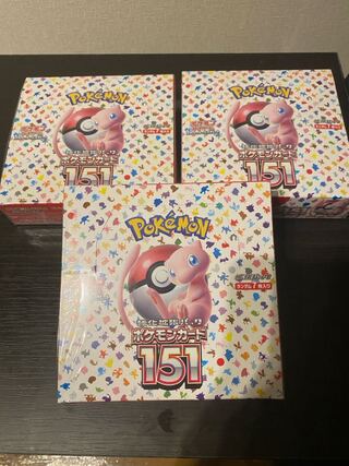 Pokémon Cards 151 3Box with Shrink 1BOX