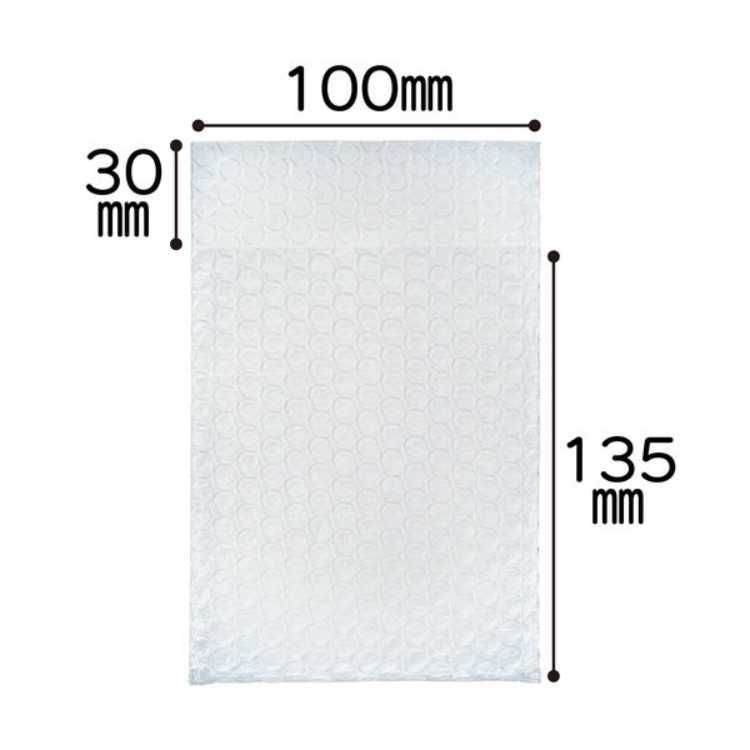 PSA用緩衝材 極小プチ袋 フラップ付き #20L 100×135+30mm 50個セット