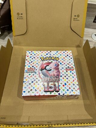 強化拡張パック「ポケモンカード151（イチゴーイチ）」 未開封BOX  1BOX