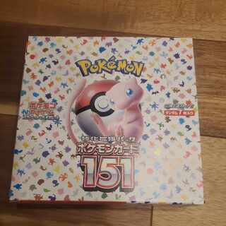 強化拡張パック「ポケモンカード151（イチゴーイチ）」 未開封BOX 　シュリンクなし　ペリペリあり 1BOX