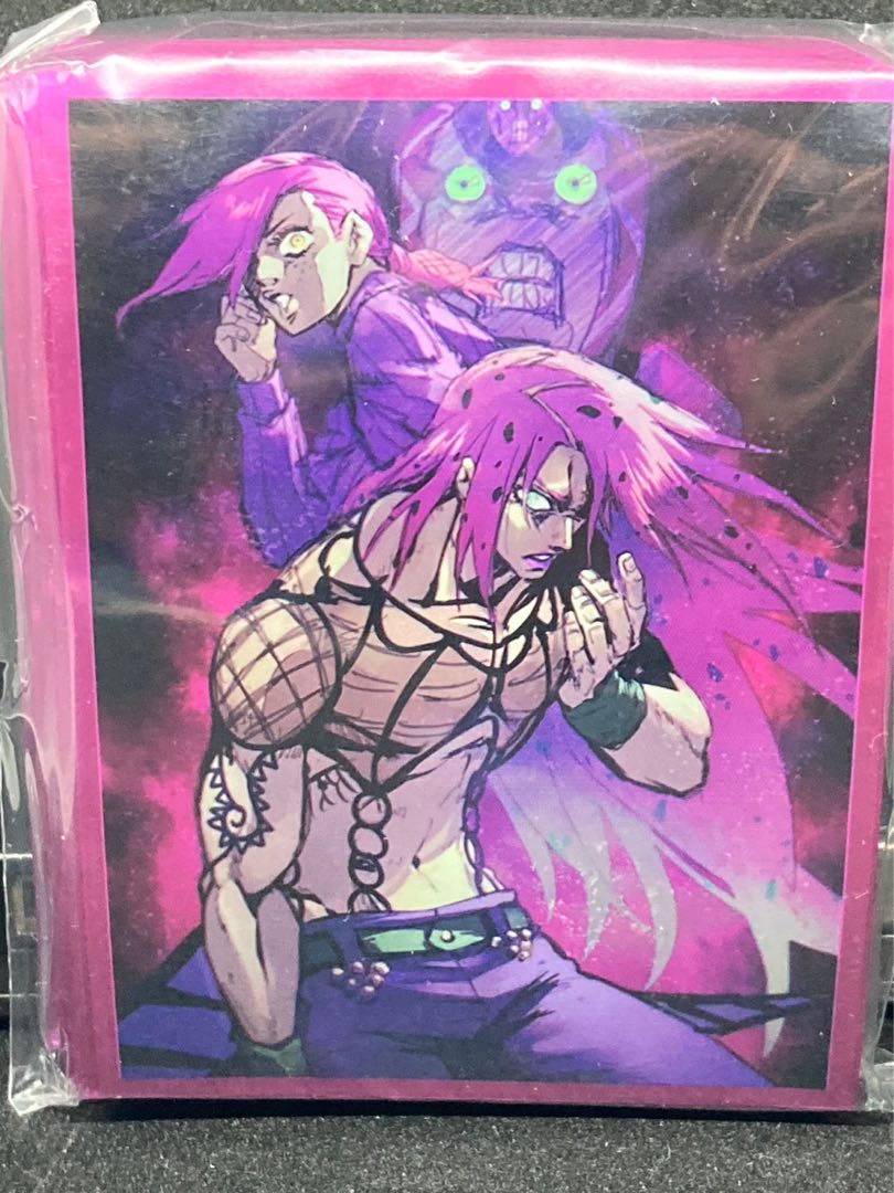Doppio King Crimson Card Sleeve JoJo`s Bizarre Adventure Weiss Schwarz