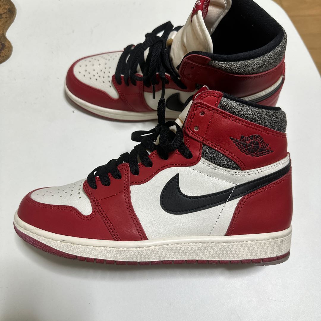 Nike Air Jordan 1 High OG "Lost & Found/Chicago" Varsity Red/Black/Sail/Muslin 26.5cm