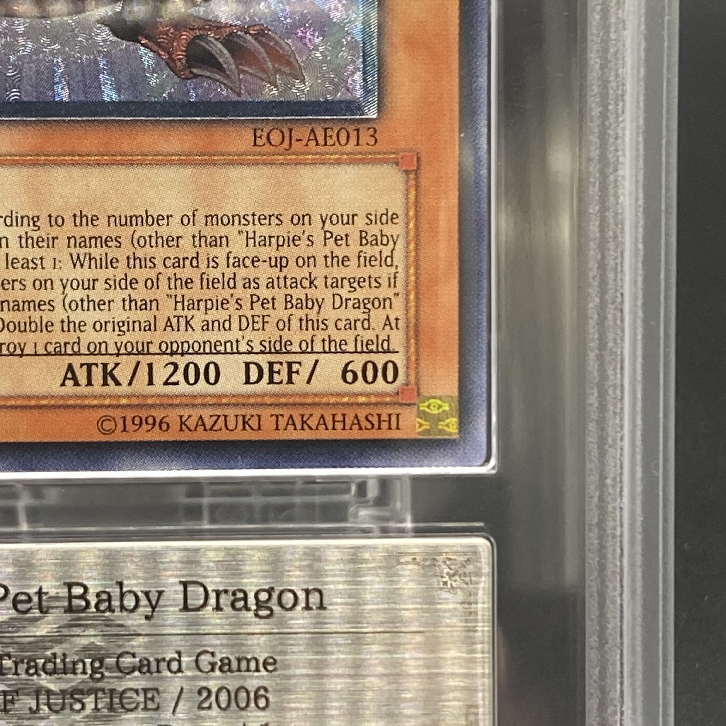 【ARS10】旧アジア版 ハーピィズペット仔竜 レリーフ EOJ-AE013