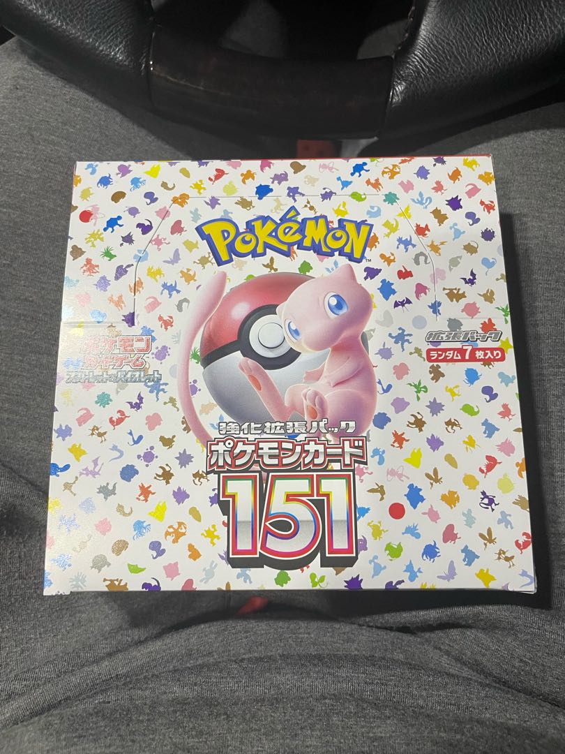 強化拡張パック「ポケモンカード151（イチゴーイチ）」 未開封BOX  1BOX