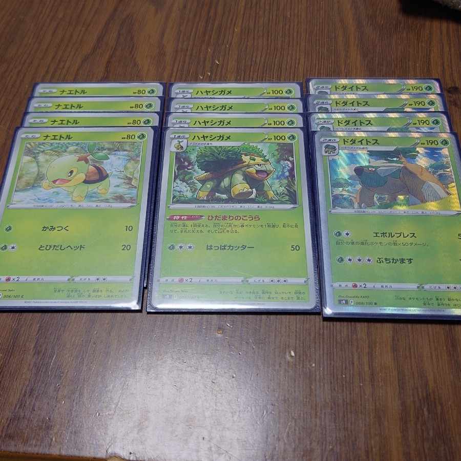 Pokémon Card Torterra Evolve Press Grotle Hidawari no Koura