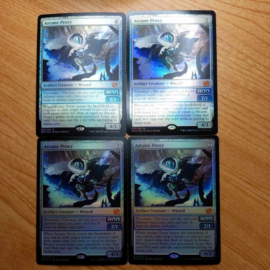 Sold within 48 hours](Arcane Proxy)[BRO] 4 English FOIL