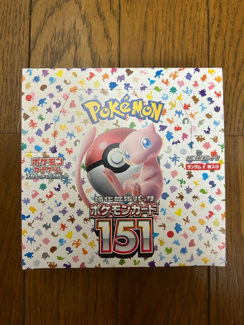 Enhanced Expansion Pack "Pokémon Card 151 (Ichigoichi)" Unopened box 1BOX
