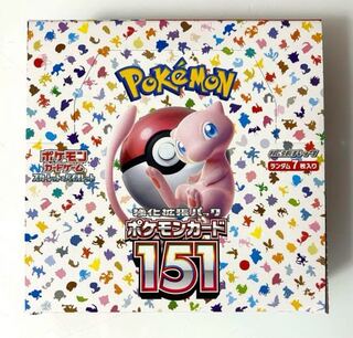 強化拡張パック「ポケモンカード151（イチゴーイチ）」 未開封BOX シュリンク無し 1BOX 1BOX