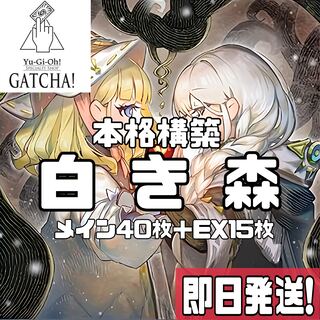 即日発送！【白木森】デッキ　遊戯王　白き森のアステーリャ　 白き森のリゼット　トイ・ソルジャー　 トイ・タンク　白き森の魔性ルシエラ　白き森の妖魔ディアベル　トイ・ボックス　白木森のいいつたえ
