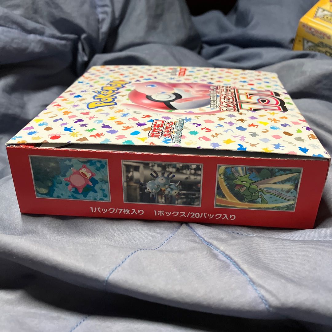 Enhanced Expansion Pack "Pokémon Card 151 (Ichigoichi)" Unopened box 1BOX