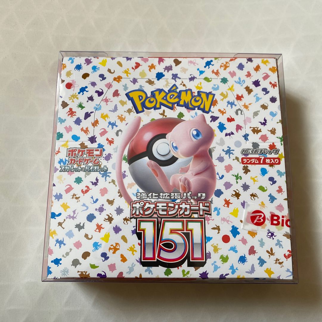 Enhanced Expansion Pack "Pokémon Card 151 (Ichigo-ichi)" Unopened box, no shrink, with UV-cut loader. 1BOX