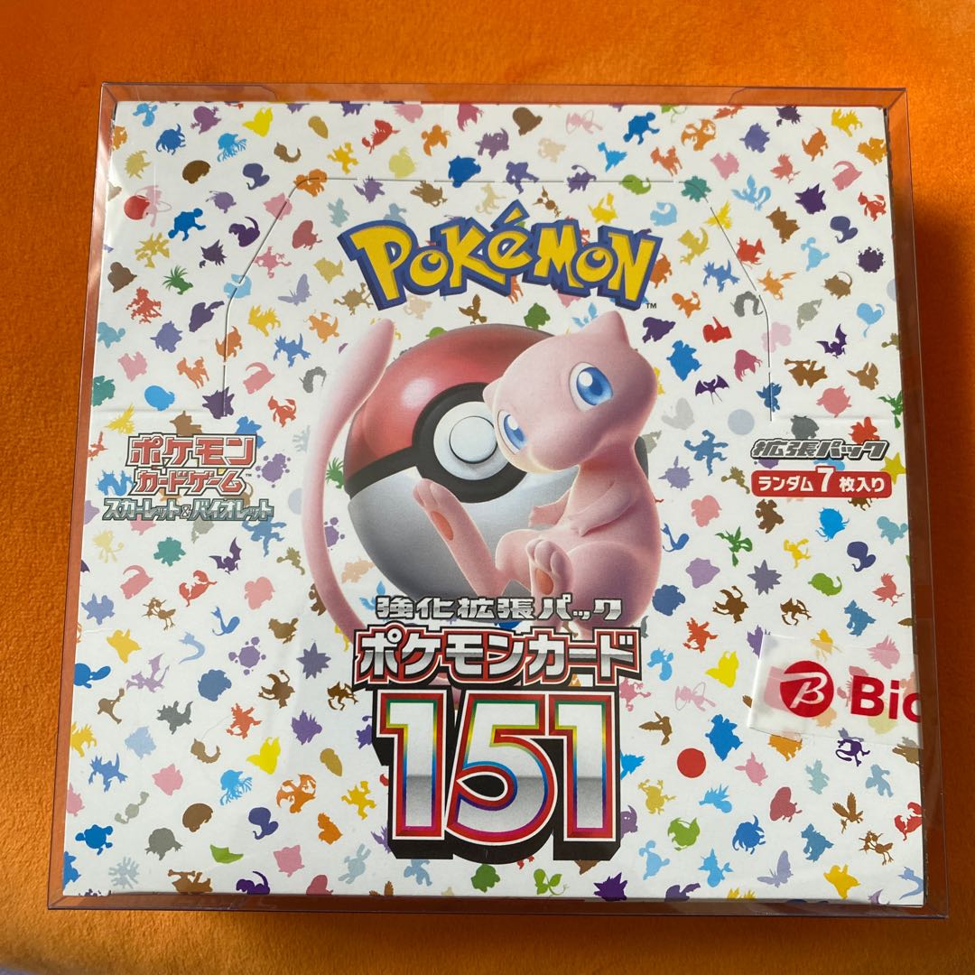 Enhanced Expansion Pack "Pokémon Card 151 (Ichigo-ichi)" Unopened box, no shrink, with UV-cut loader. 1BOX