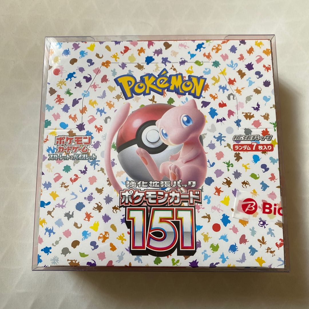 Enhanced Expansion Pack "Pokémon Card 151 (Ichigo-ichi)" Unopened box, no shrink, with UV-cut loader. 1BOX