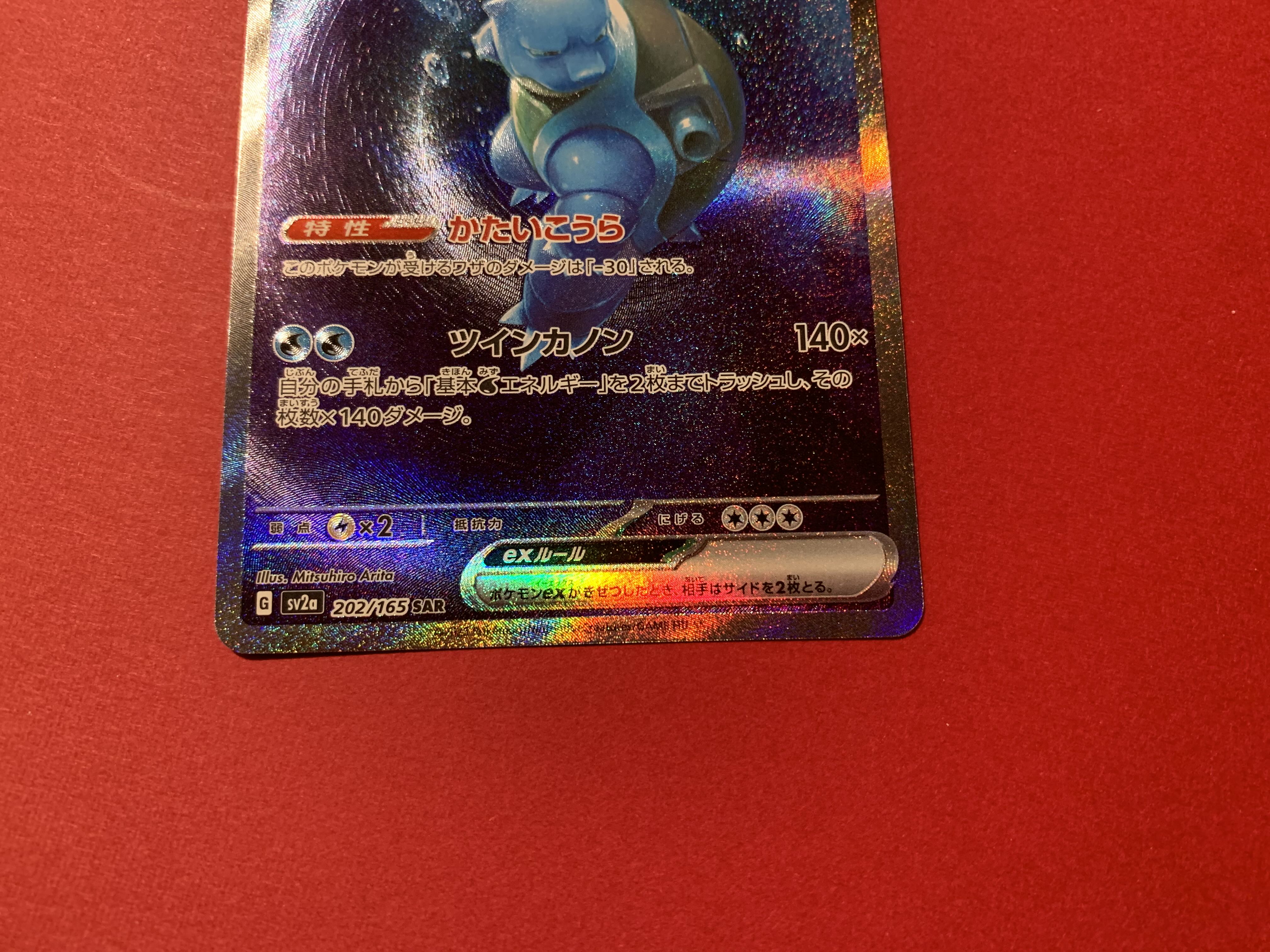 Blastoiseex SAR 202/165