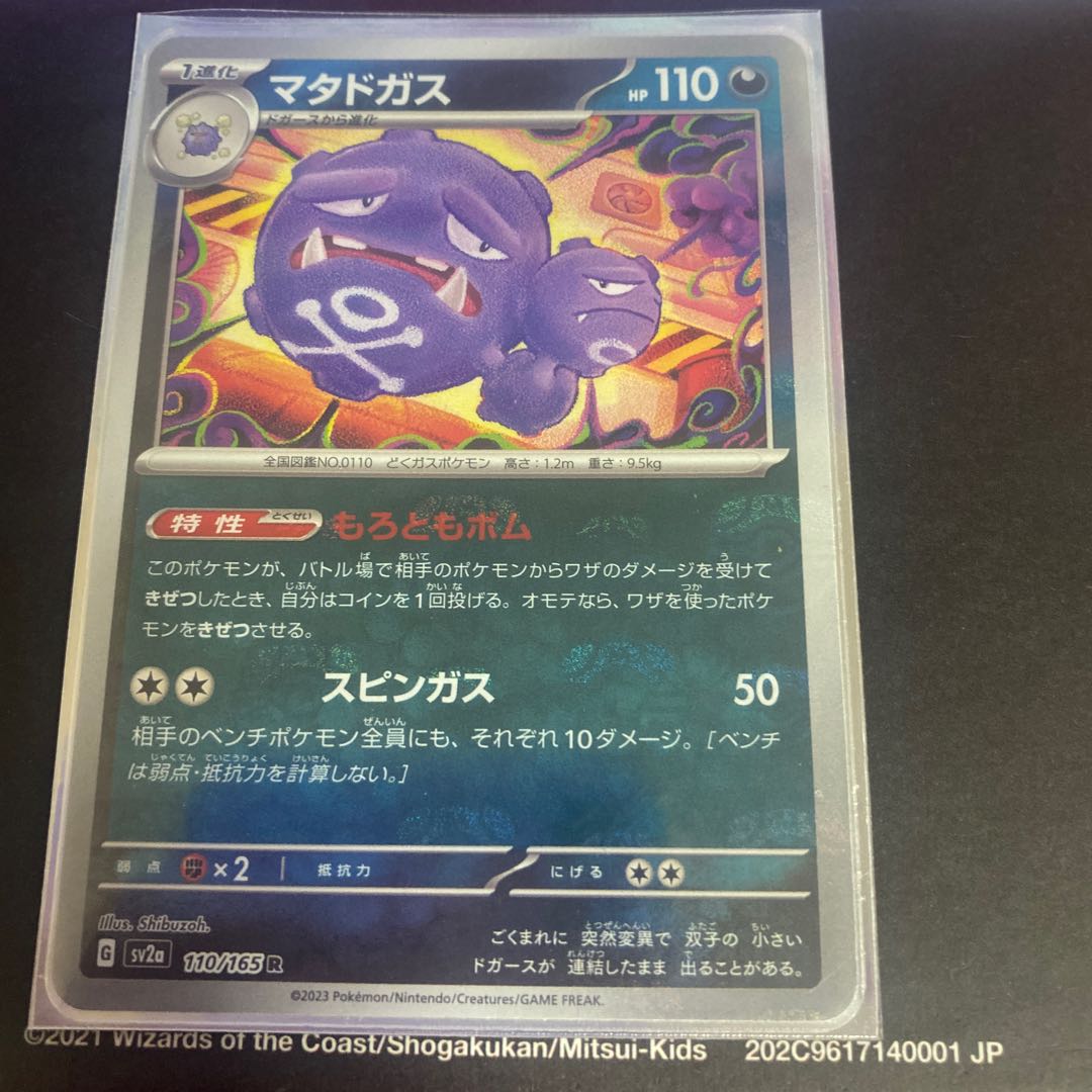 Weezing (Master Ball pattern/mirror spec.) R 110/165