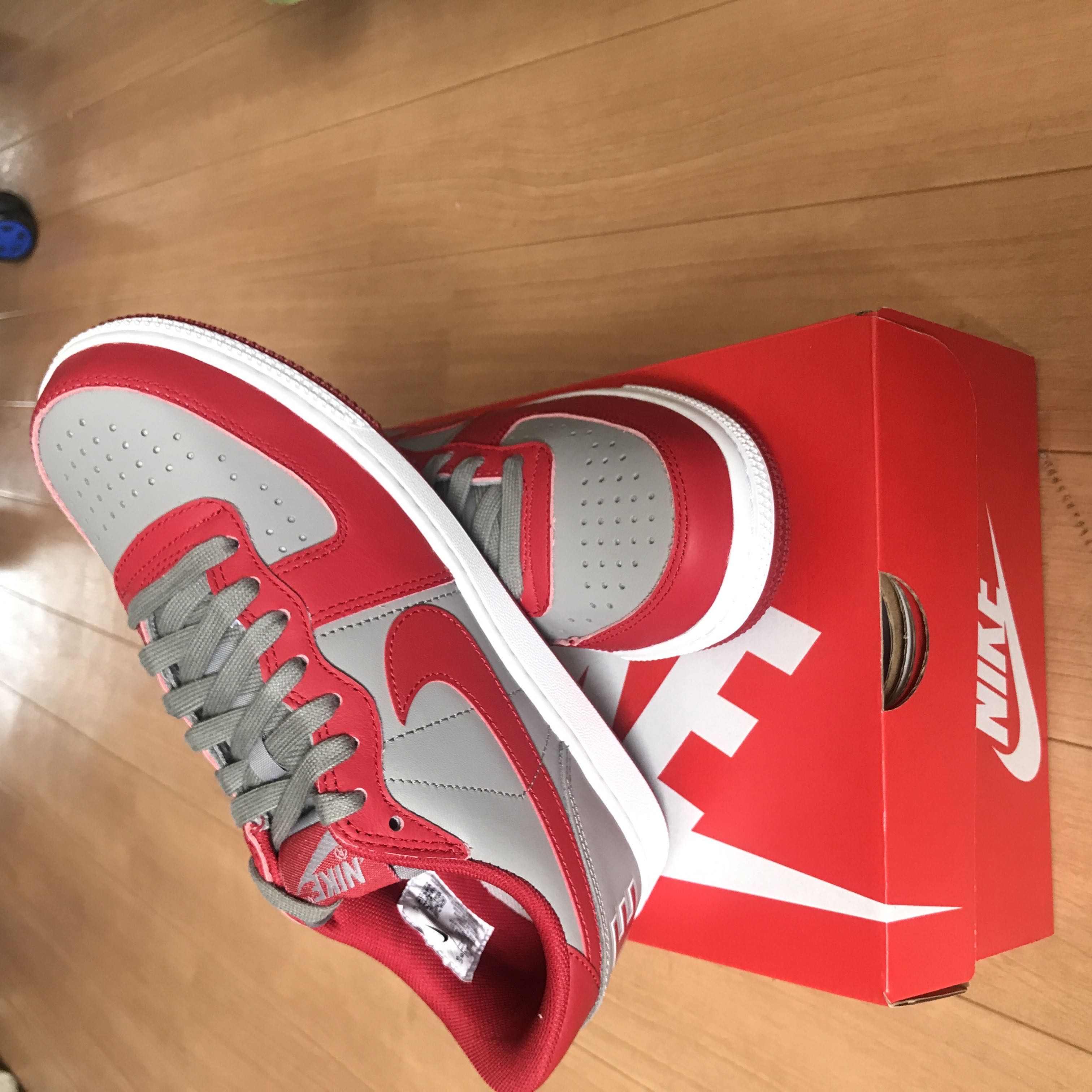 Nike Terminator Low "UNLV" Medium Gray/Varsity Red 24cm