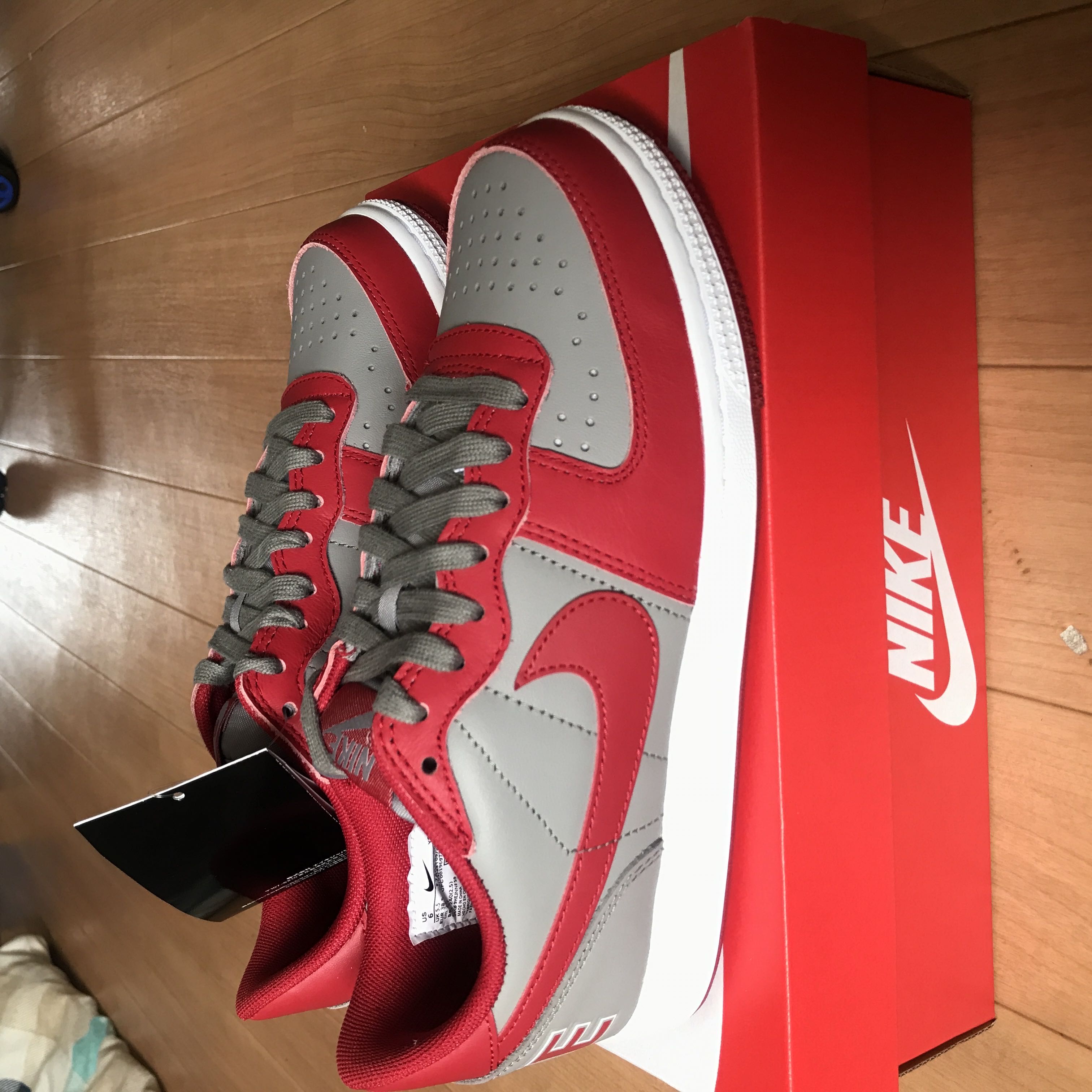 Nike Terminator Low "UNLV" Medium Gray/Varsity Red 24cm