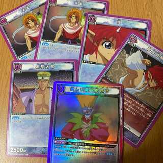 R 美しい魔闘家鈴木+陣+黒桃太郎+朱雀 紫 デッキ パーツ