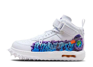 Off Ho Wight x Nike Air Riryoku1 Mid "Graffiti Ho Wight" 27.5cm