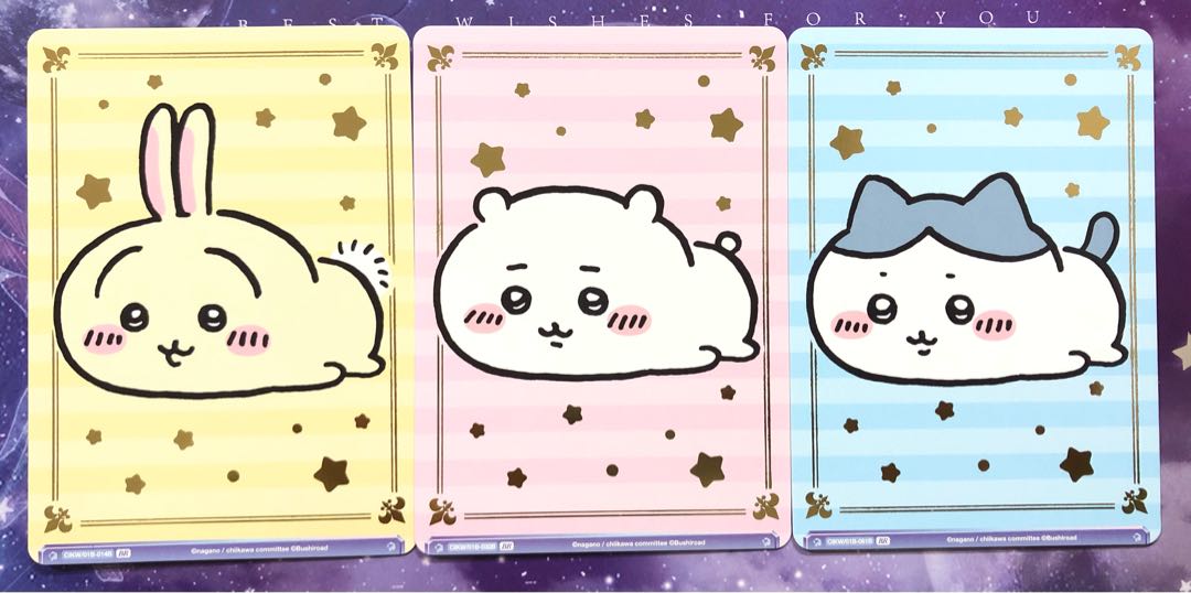 Chiikawa Weiss Schwarzblau Gude br