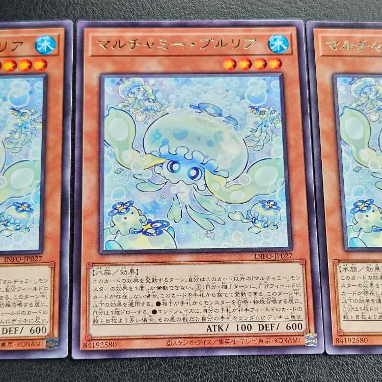 Set of 3 Multiamy Purulia Rare INFO-JP027