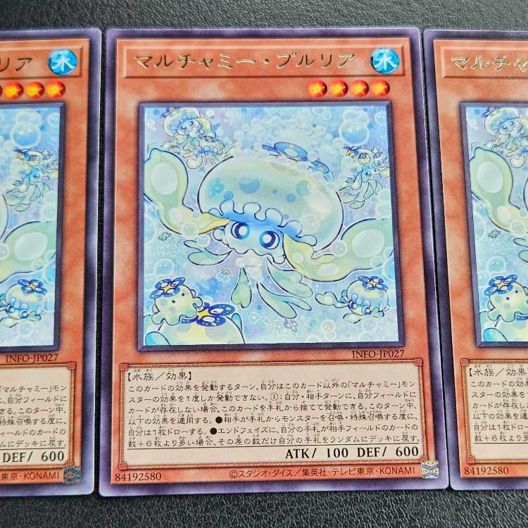 Set of 3 Multiamy Purulia Rare INFO-JP027
