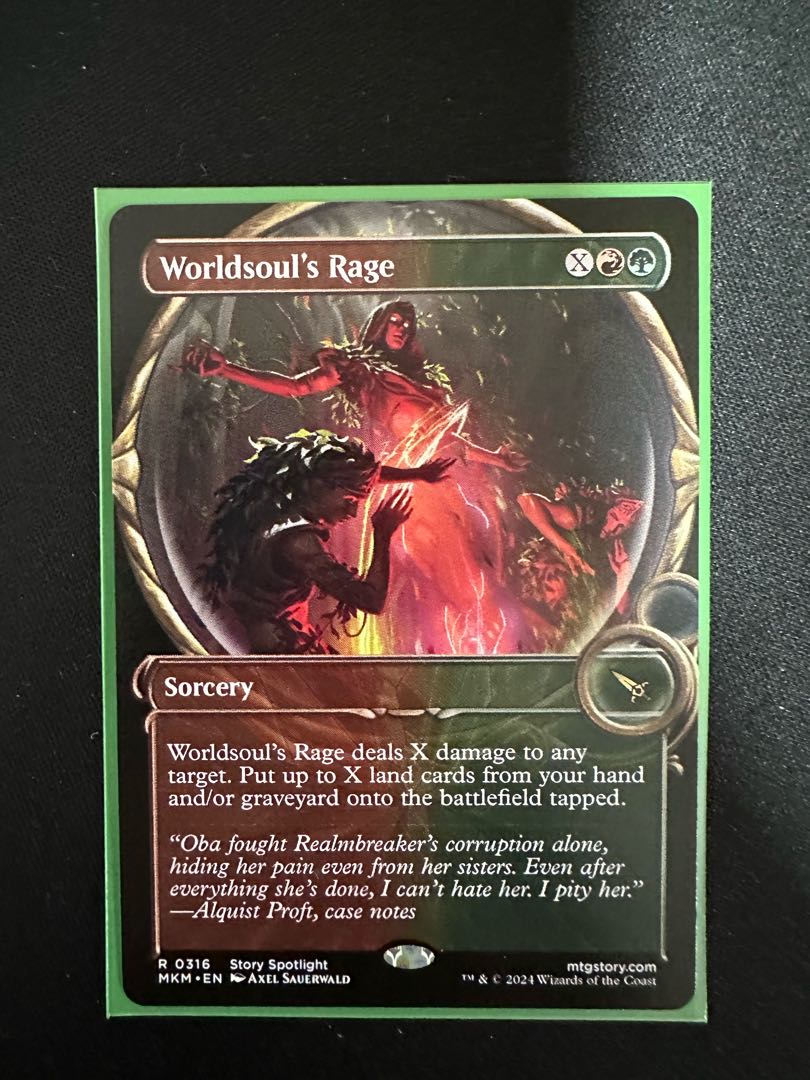 MTG] Anger of Worldsoul's Rage (English) R 316 Showcase [MKM-BF