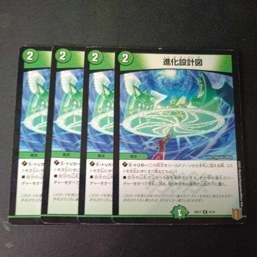 Evolutionary blueprints R set of 4