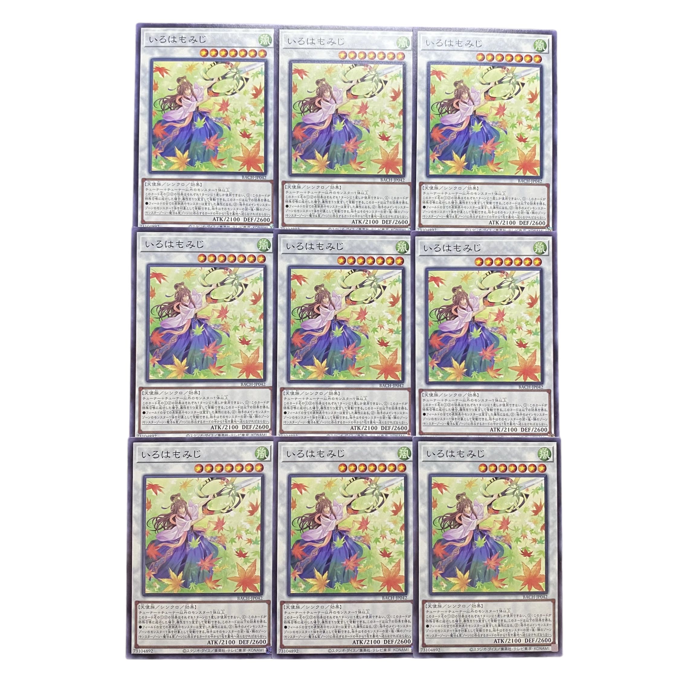 3027 [King of Games] Iroha Momiji 9-card set