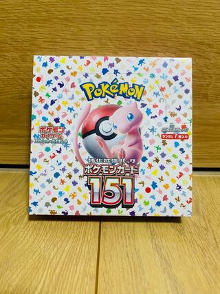 強化拡張パック「ポケモンカード151（イチゴーイチ）」 未開封BOX  シュリンク付き 1BOX
