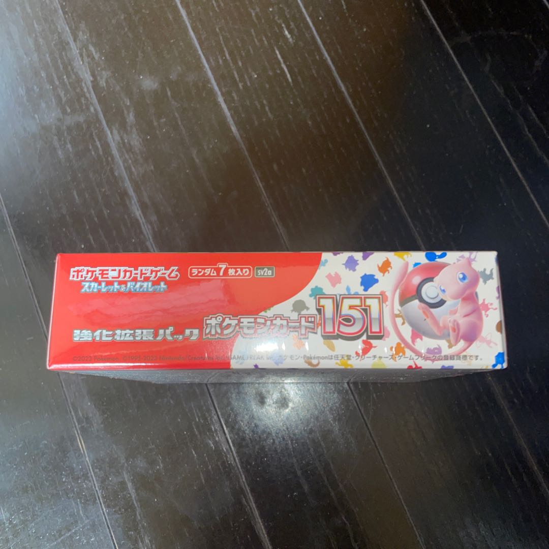 強化拡張パック「ポケモンカード151(イチゴーイチ)」 未開封BOX 1BOX