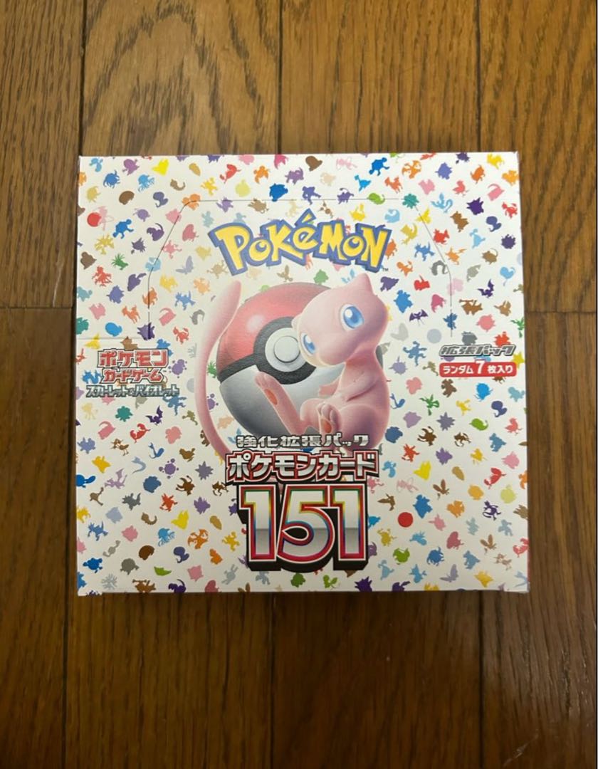 強化拡張パック「ポケモンカード151（イチゴーイチ）」 未開封BOX  1BOX