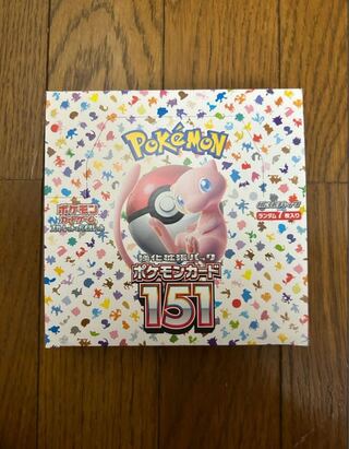 強化拡張パック「ポケモンカード151（イチゴーイチ）」 未開封BOX  1BOX